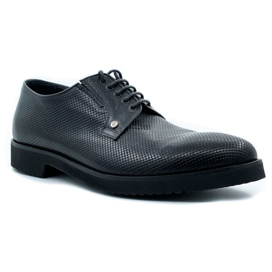 Ботинки мужские Barcly черные кожаные - фото 2, 21228 BAR