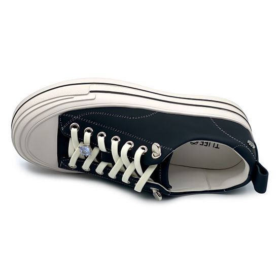 Кеды Tuffoni черные кожаные - фото 5, 5624016LL TUF NERO