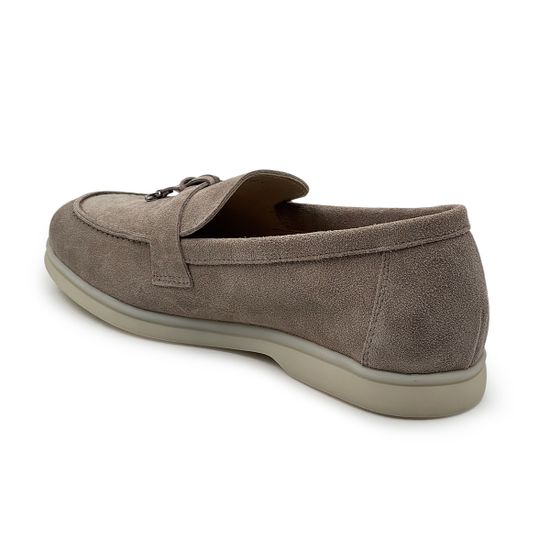 Лоферы CV COVER серо-бежевые замшевые - фото 3, 15005-6 COV BEIGE