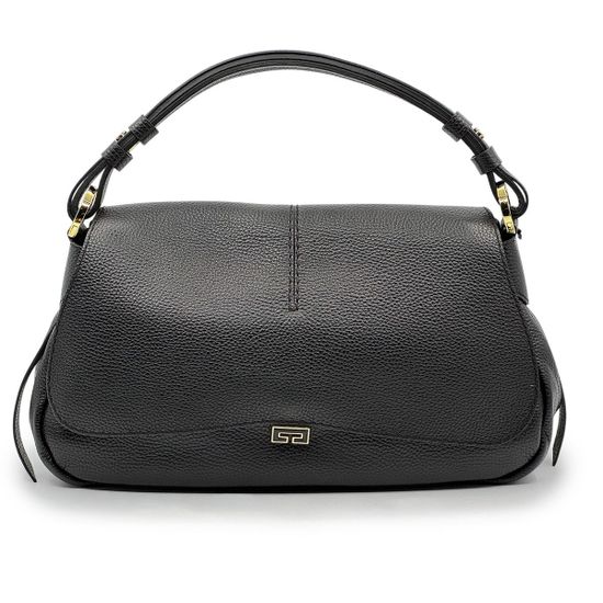 Сумка Loristella черная кожаная - фото 1, 2947 LS NERO