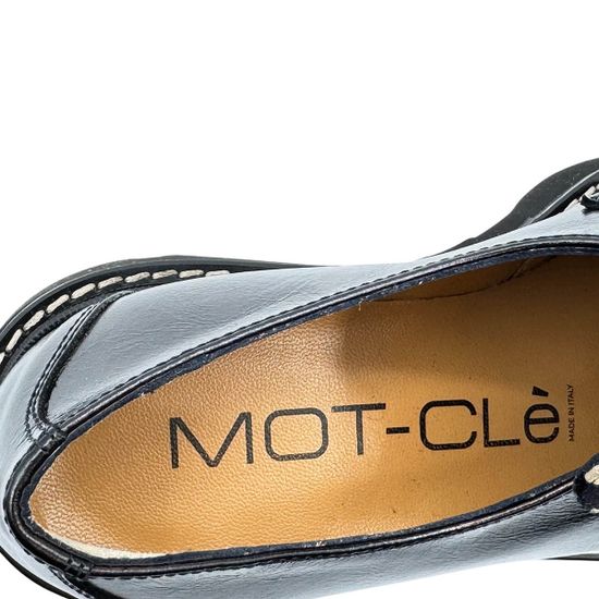 Лоферы женские Mot-Cle кожа/замша черные/леопард - фото 7, MOT2757 MOT LEO