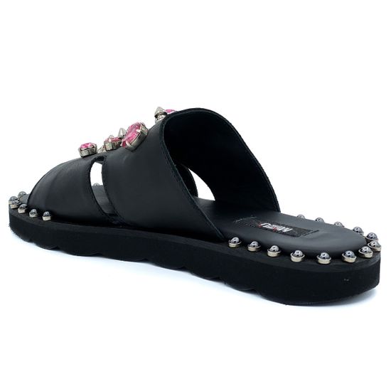 Шлепанцы Mimmu розовые камни - фото 3, 