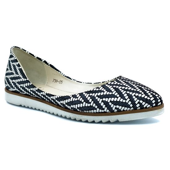 Балетки Cover черно-белые - фото 2, 739-05 COV