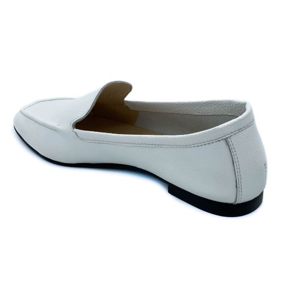 Мокасины Cover белые кожаные - фото 3, 738-39 COV