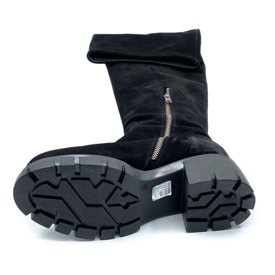 Сапоги Fru.it черные замшевые байка - фото 4, 6407M FR NERO