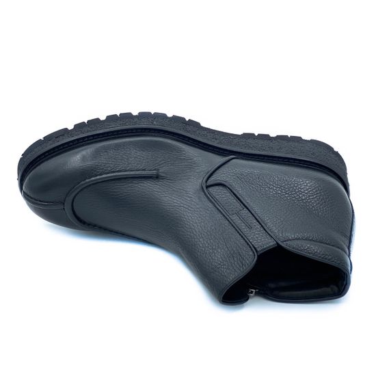 Ботинки Giampieronicola черные кожаные Байка - фото 5, 