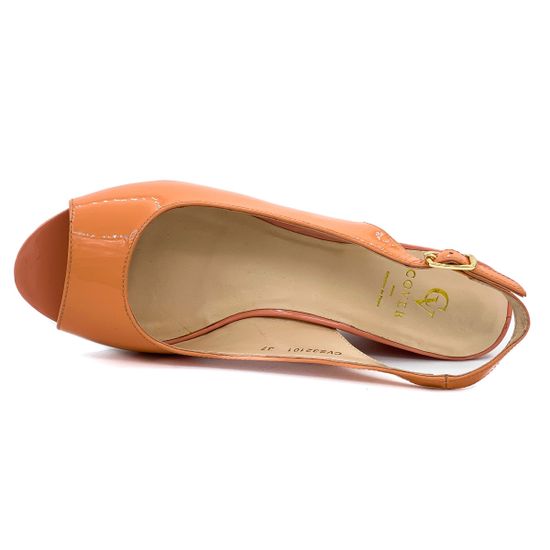 Босоножки Cover розовые из лакированной кожи - фото 5, 