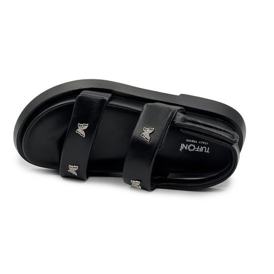 Сандалии женские Tuffoni черные кожаные - фото 5, 2425042LL TUF NERO