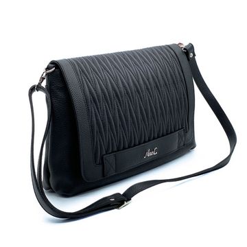 Сумка Marina Creazioni черная кожаная - фото 2, B5632 MC NERO