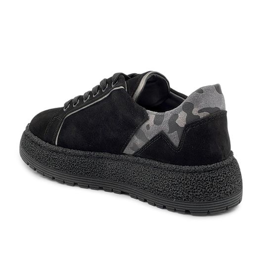 Полуботинки NILA&amp;NILA черные замшевые демисезонные - фото 3, NO9008 NIL NERO