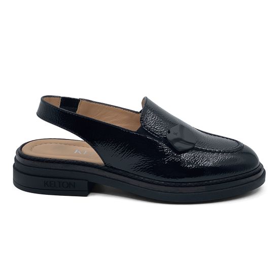 Туфли летние KELTON наплак черный - фото 1, AJ4220 KEL