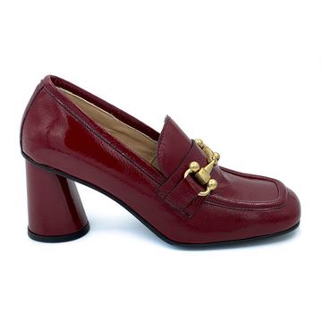 Туфли Mimmu бордовые наплак - фото 1, F807K0 MIM BORDO