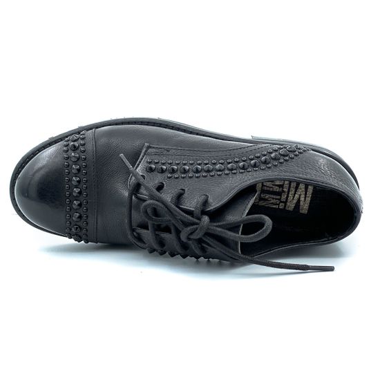 Ботинки женские Mimmu из натуральной кожи черного цвета - фото 5, 