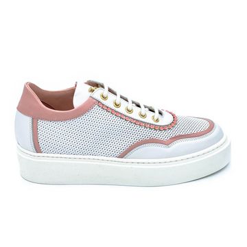 Кеды Ilasio Renzoni бело-розовые кожаные - фото 1, 4934 IR ROSA