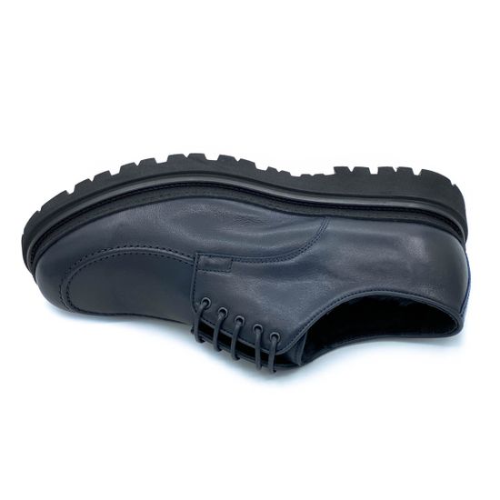 Ботинки Giampieronicola темно-синие кожаные МЕХ - фото 5, M42502 GPN