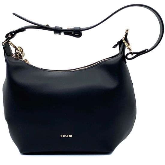 Сумка Ripani черная кожаная - фото 1, 