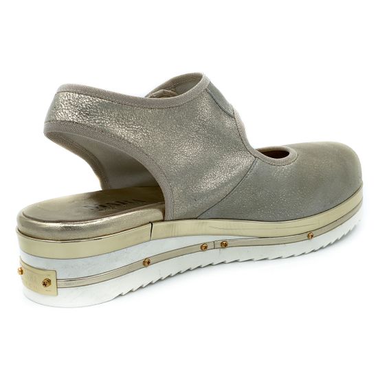 Босоножки Mara золотые - фото 3, 