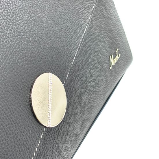 Сумка Marina Creazioni черная кожаная - фото 4, 