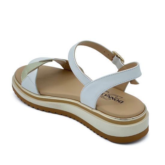 Босоножки Donna Soft кожаные белые - фото 3, DS1808 DS