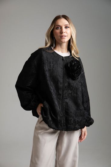 Бомбер Tuffoni черный - фото 1,