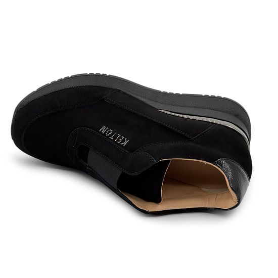 Полуботинки KELTON черные замша/лак демисезонные - фото 5, AJ4111 KEL DEMI