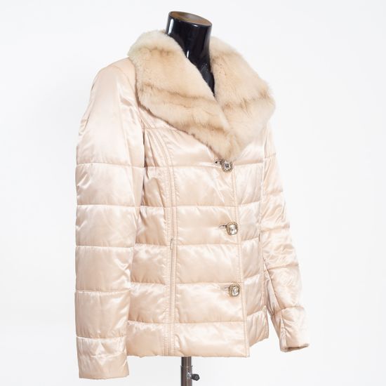 Пуховик VOLPI бежевый - фото 2, 