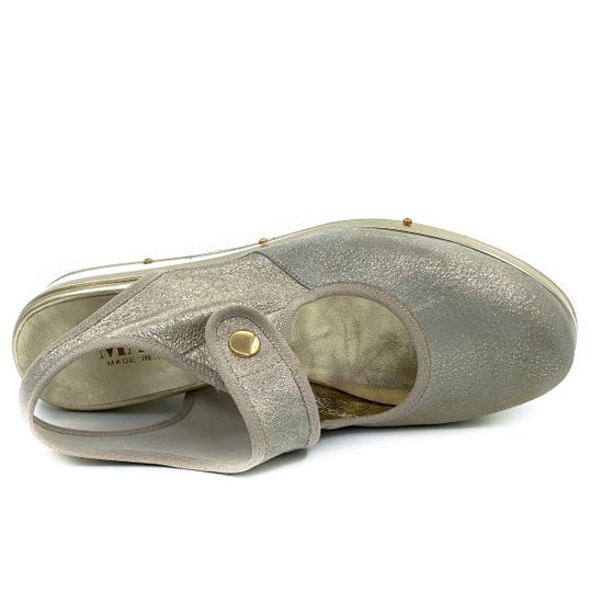 Босоножки Mara золотые - фото 5, 