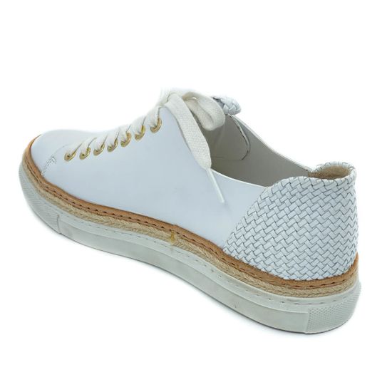 Кеды DiGiada белые кожаные - фото 3, 473 GIA