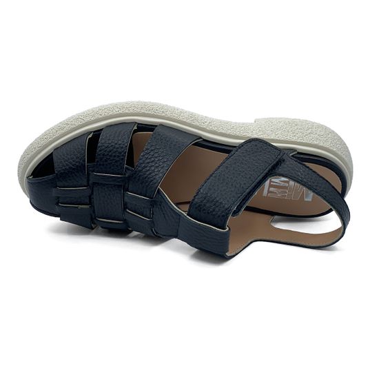 Сандалии MIMMU кожаные черные - фото 5, E303E15 MIM NERO