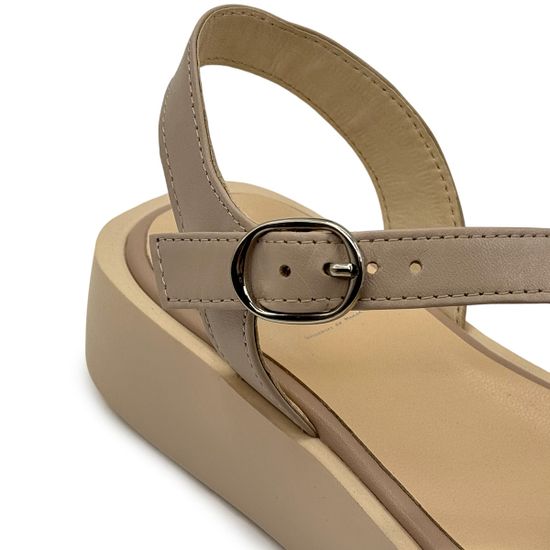 Босоножки CV COVER пудровые кожаные - фото 7, 1035-1 COV PUDR