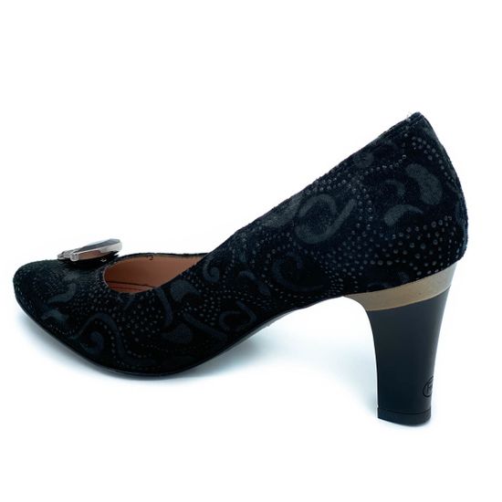 Туфли Giorgio Piergentili черные замшевые - фото 3, 