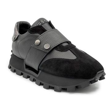 Кроссовки NILA&amp;NILA черные замша/кожа демисезонные - фото 2, NO9014 NIL NERO