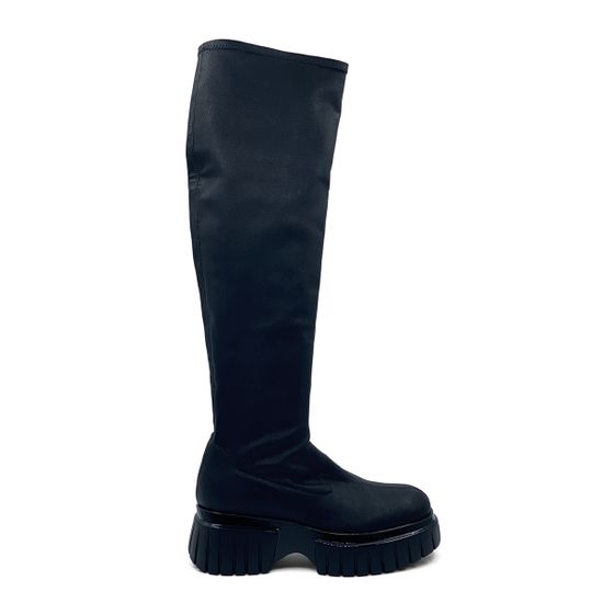 Сапоги Fru.It полиуретановая кожа черные на байке - фото 1, 8450L FR