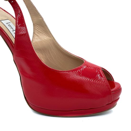 Босоножки Left&amp;Right красные из лакированной кожи - фото 6, Y7 LR ROS