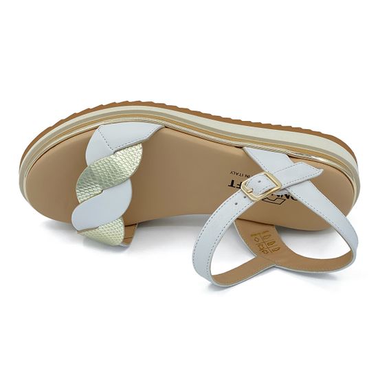 Босоножки Donna Soft кожаные белые - фото 5, DS1808 DS