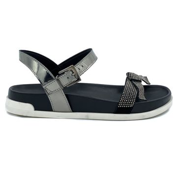 Босоножки Jeannot черно-серебряные - фото 1, 37061 JN