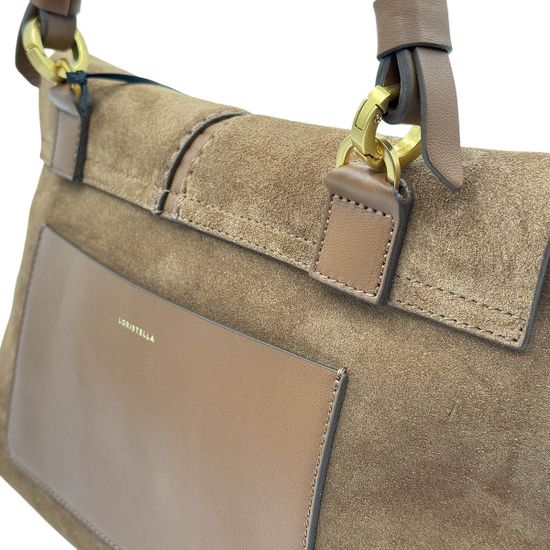 Сумка Loristella рыжая замшевая - фото 4, 2735 LS CUOIO