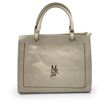 Сумка Marina Creazioni бежевая кожаная - фото 1, B6449 MC CREMA