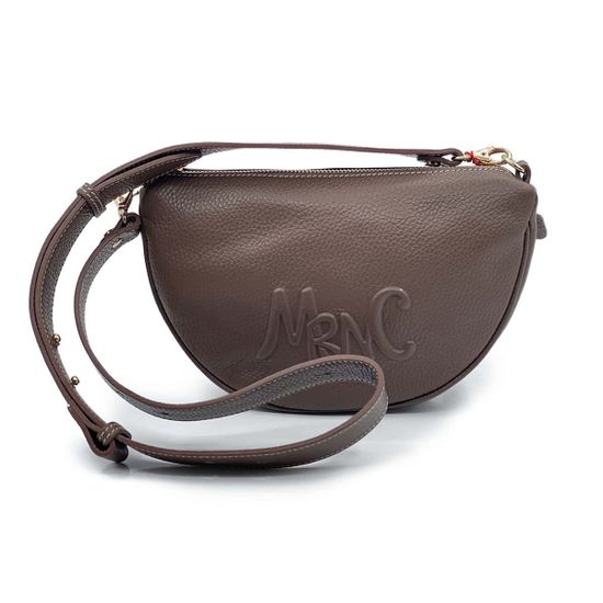 Сумка кросс-боди Marina Creazioni кожаная коричневая - фото 1, 