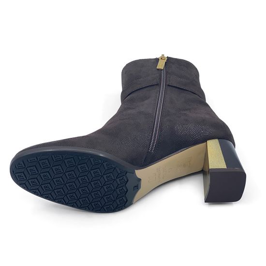 Ботильоны Ilasio Renzoni коричневые замшевые демисезонные - фото 4, 5256 IR MORO