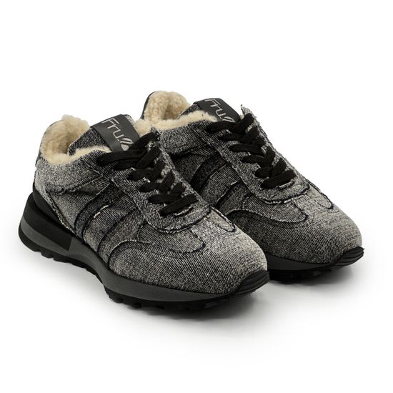 Кроссовки FRU.IT серые джинсовые на меху - фото 7, 9076T FR