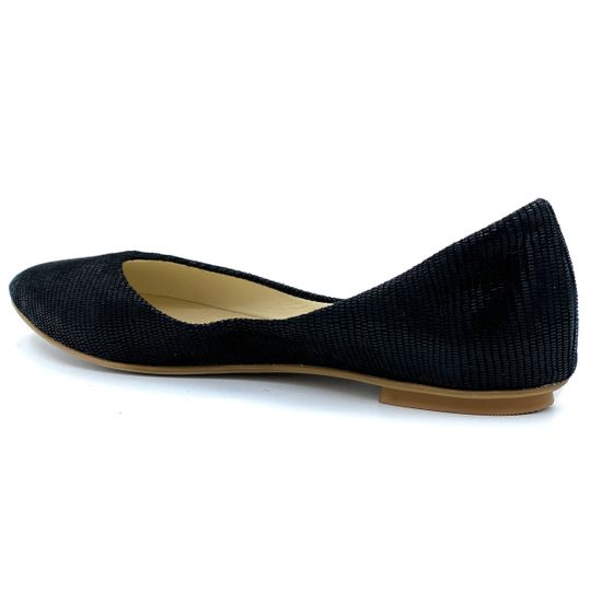 Балетки Cover черные лазерная обработка - фото 3, 