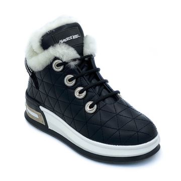 Кроссовки Marcelo Lopez черные кожаные МЕХ - фото 2, ER15921 ML NERO