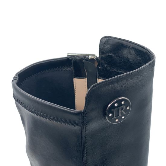 Сапоги Ilasio Renzoni черные кожаные на меху - фото 6, 5268 IR NERO