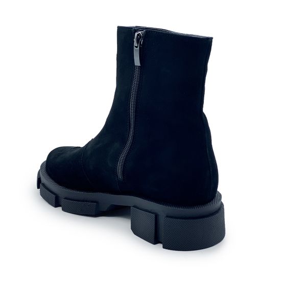 Ботинки CVCOVER черные замшевые на байке - фото 3, 29021-1 COV