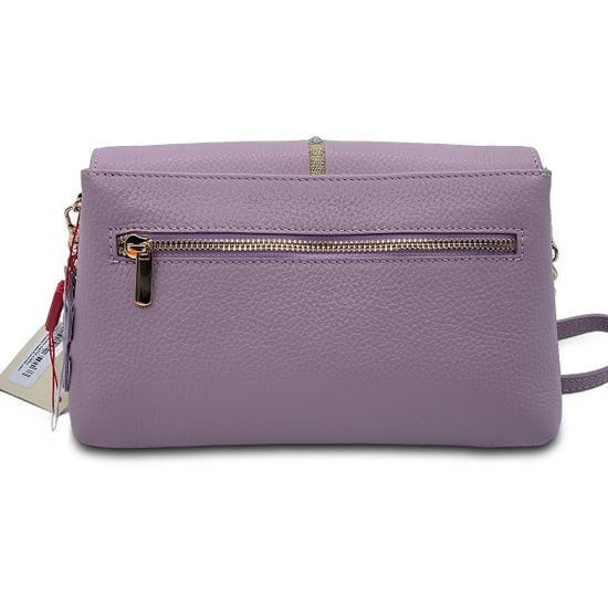 Сумка Marina Creazioni лиловая кожаная - фото 3, B6112 MC LILLA