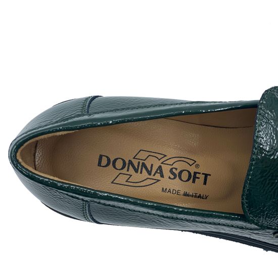 Лоферы Donna Soft зеленые наплак демисезонные - фото 7, DS1881 DS VERDE