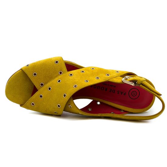 Босоножки Pas de Rouge - фото 5, 1641 ROU GIALLO