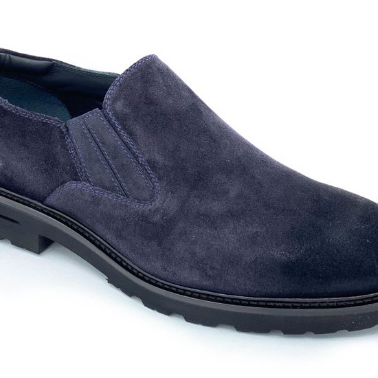 Ботинки Giampieronicola синие замшевые демисезонные - фото 6, 