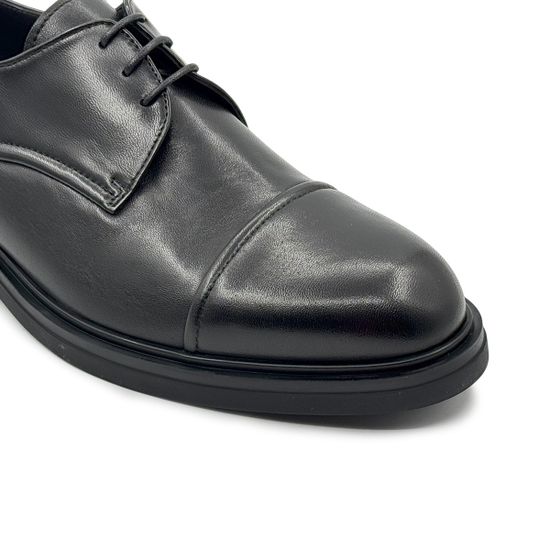 Туфли GIAMPIERONICOLA черные кожаные - фото 6, 46501 GPN NERO